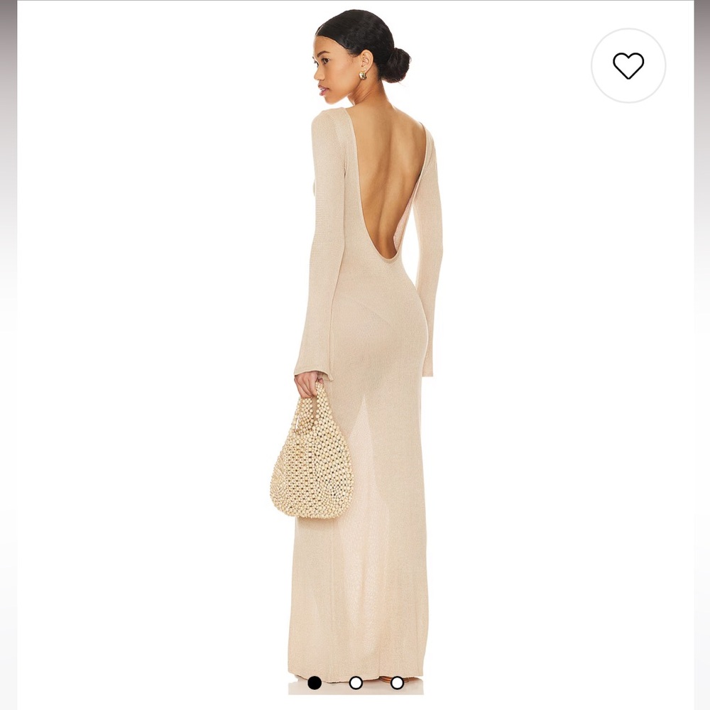 Flook the Label Gold Metallic Nyala Maxi Dress - Picture 9 of 12